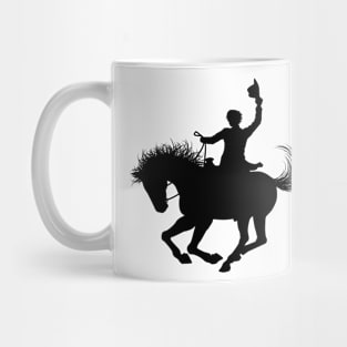 cowboy horse rider Mug